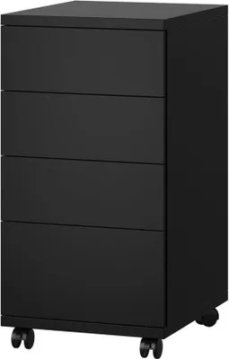 Obrázek produktu pro Zásuvková sestava - 4 zásuvky - bílá - délka 69 cm - šířka 42 cm - určená pod stůl a do kanceláře