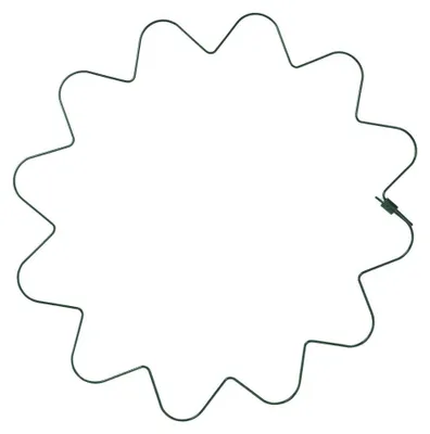 Produktbild von Pflanzenstütze Staudenhalter rund 40cm Stützring für Blumen Gemüse Kletterpflanzen Pflanzenhalter wellenförmig Schutz vor Umknicken TYRP5F40