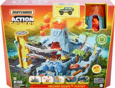 Image de Matchbox Action Drivers - Set True Adventures Volcano + véhicule HHW21