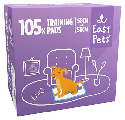 Productafbeelding van EasyPets Training pads 105 stuks