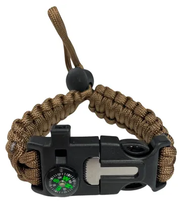 Obrázek produktu pro Paracordový náramek Partizan Tactical Coyote