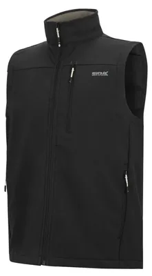 Produktbild von Regatta Softshellweste für Herren Arana B/W, Größe:L, Farbe:Schwarz