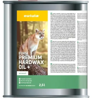 Produktbild von Eukula Hardwax Oil+, Extramatt, 2,5 Liter