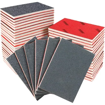 Produktbild von Schleifschwämme Set 36 Stück, 80-400 Körnung, flexibel, für Holz, Metall, Farbe