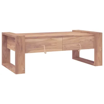 Produktbild von Couchtisch 110×60×40 cm Teak Massivholz