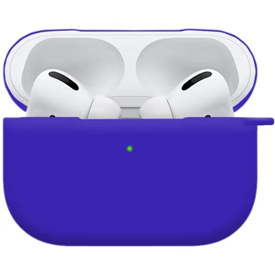 Produktbild von PhoneNatic Case kompatibel mit AirPods Pro (2019) - Hülle Silikon blau Cover Tasche