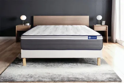Obrázek produktu pro Matrace Actiflex plus 80x200 cm + rám postele s lamelovým roštem, stupeň tuhosti 5, jádro z taštičkových pružin a paměťové pěny, výška: 26 cm