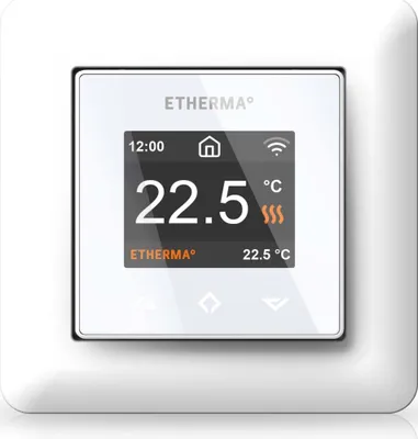 Immagine prodotto di Termostato intelligente Etherma eTOUCH-PRO-1-W 41236