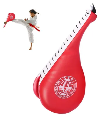 Productafbeelding van Kickpads - Kickbox Trainingsapparaat - Taekwondo/Karate - Vechtsport - Muay Thai - Geschikt voor Kinderen/Volwassenen - Stootkussen