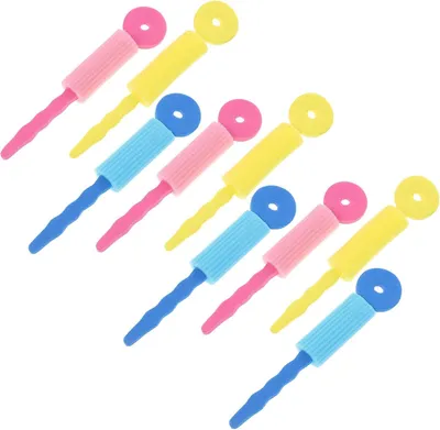 Produktbild von 9 Haarstyling-Schwammwickler für langes Haar, hautfreundlich, wärmeaktivierbar, schonend und leicht tragbar