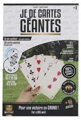 Obrázek produktu pro CMP MG3570 Gigantické hrací karty XXL - 52 karet, 10 x 18 cm