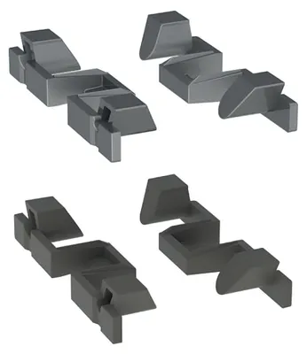 Produktbild von Geberit 243317001 Profilabschluss CleanLine60 Set