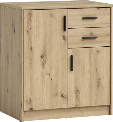 Produktbild von Kommode >Nelly< in Artisan Eiche Nachbildung - 74x86x50cm (BxHxT)