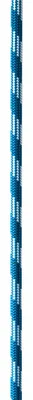 Edelrid PES Cord 8mm; eine blaue Reepschnur mit weißen Streifen; geeignet für Klettern.
