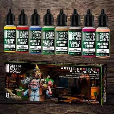 Image de Kit de couleurs GreenStuffWorld - Couleurs de base 01