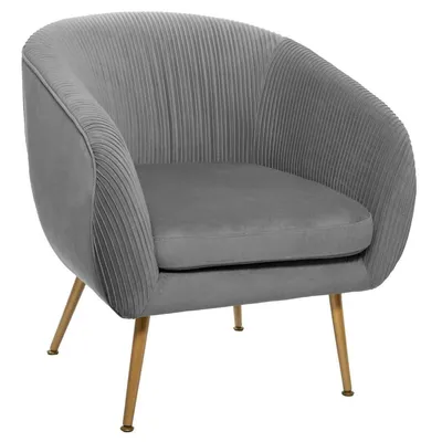Obrázek produktu pro Křeslo Solaro Velvet Grey lounge