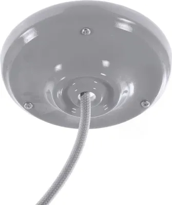 Image de Kit de rosace Creative-Cables en porcelaine - Gris