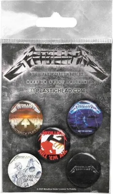 Produktbild von Metallica Albums 1983-1991 Anstecker