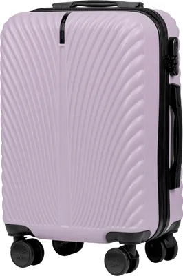 Produktbild von Kabinentrolley WINGS SWAN 20" Lila, ABS+, 4 Räder, Zahlenschloss