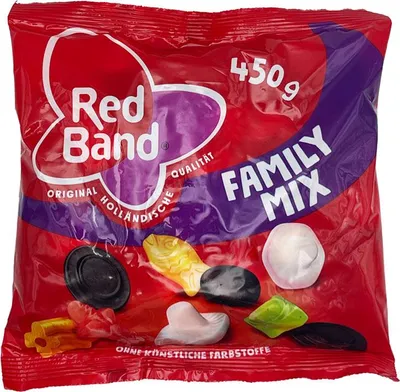 Produktbild von Open Food 8713800137181, 450 g, D, e120, e153, e428, Salmiaksala, Lutater: (Nährwertangabel Clukosesirup, Camaubaiwachs, 7013740 De Bonbons Mischung..., 357 kcal, 60 g