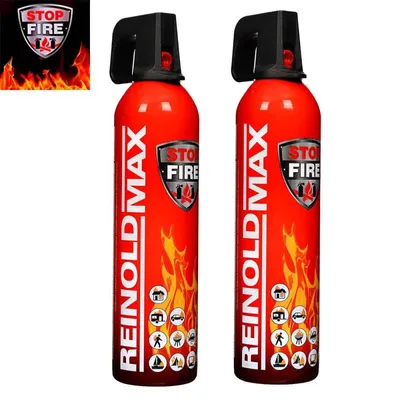 Produktbild von 2x Feuerlösch Spray Feuerlöscher Löschspray Auto Camping Grillen 750ml