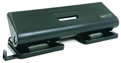 Produktbild von Rapesco PF75P0B1 Locher, 75 Blatt Stanzkapazität, Schwarz