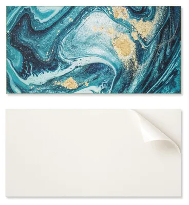 Produktbild von Dekorative, selbstklebende Vinylplatte 100 x 50 cm, abstraktes Harzmuster
