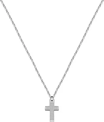 Produktbild von Herren Stahlkette mit Kreuz Motown SALS45