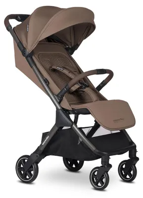 Produktbild von Easywalker Jackey NXT Buggy – leicht & kompakt, automatisch faltbar, 4-Rad-Federung, UPF 50+, inkl. Regenverdeck, Chestnut Brown