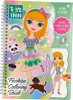 Immagine prodotto di Libro da colorare di moda con adesivi