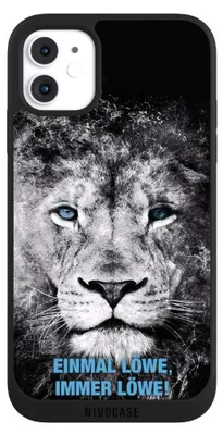 Produktbild von NIVOCASE Handyhülle für Apple iPhone 11 Hülle NIVOpure Case Schwarz Löwe Offizielles Lizenzprodukt TSV 1860 München