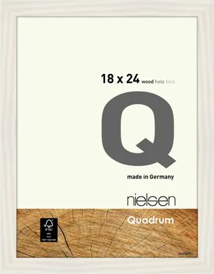 Produktbild von nielsen Holz Bilderrahmen Quadrum, 18x24 cm, Weiß