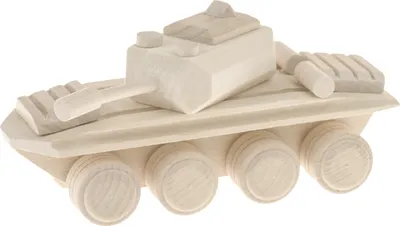 Produktbild von Panzer Transporter Holz Decoupage EKO PL