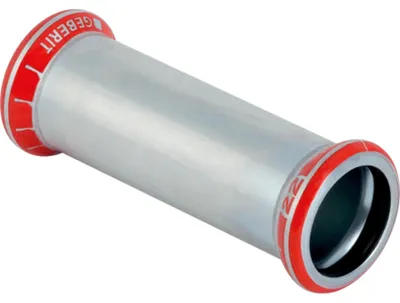 Productafbeelding van Geberit GE Mapress, C-staal, schuifmof, diameter 88,9 mm, verzinkt, 1 stuk.