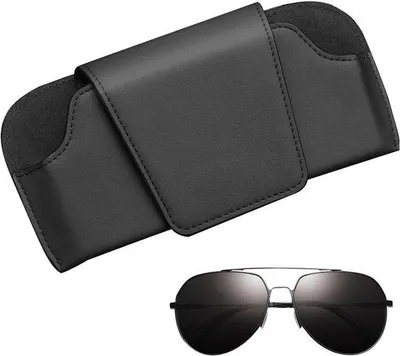 Produktbild von Famanu Brillenhalter für das Auto – Universelle Sonnenbrillenhalterung, Schwarz