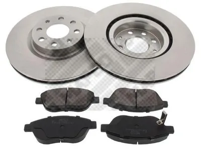 Produktbild von MAPCO Bremsenset Vorne Bremsscheiben Beläge Satz für OPEL Corsa D Schrägheck (S07) 284mm