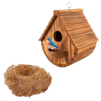 Nestkast aus Holz zum Aufhängen, wetterbeständig, für Wildvögel