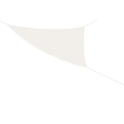 Obrázek produktu pro Sluneční stříška, trojúhelníková, krémová, 3,6 x 3,6 x 3,6 m