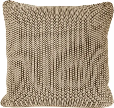 Immagine prodotto di nielsen HOME copricuscino Nika lavorato a maglia, 50x50 cm, sabbia (effetto colore), 100% cotone, lavorato a maglia, OEKO-TEX® Standard 100