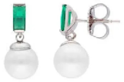 Image de Paire De Boucles D'oreilles Majorica, Argent 925 17269.01.2.E00.906.1