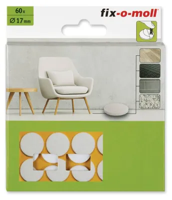 Produktbild von Filzgleiter rund 17mm Big Pack weiß fix-o-moll