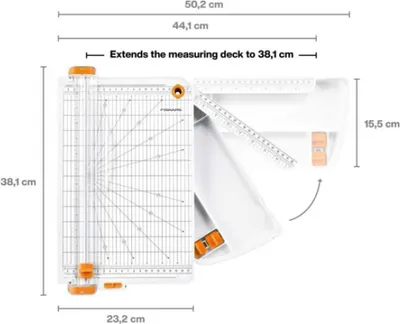 Image de Massicot - SureCut TripleTrack 30,5 cm A4-A3 - coupe papier précise bureau et loisirs créatifs