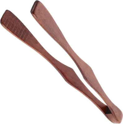 Produktbild von Robuste, hitzebeständige Holz-Grillzange, ergonomisch geformt für Grillabende, Buffets oder zum Anbraten von Steaks