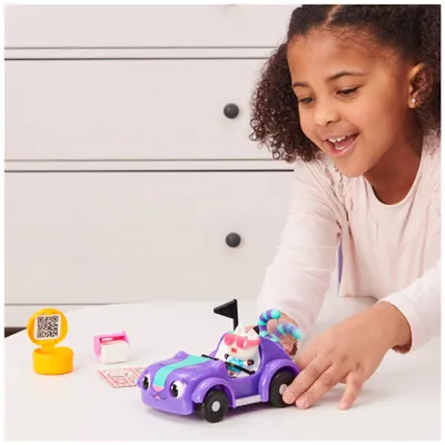 Image de Chabriolette - Gabby et la Maison Magique - Véhicule et figurine de chat avec accessoires