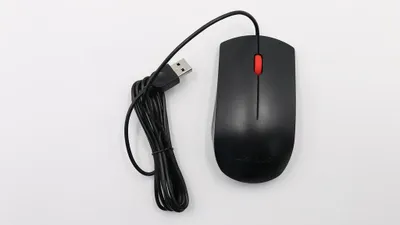 Zdjęcie produktu dla Lenovo Essential, Oburęczny, Optyczny, USB Typu-A, 1600 DPI, Czarny
