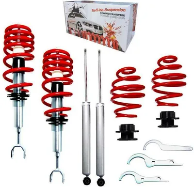 Produktbild von Premium Redline Gewindefahrwerk Sport Fahrwerk Audi A6 4B + Kombi Gutachten