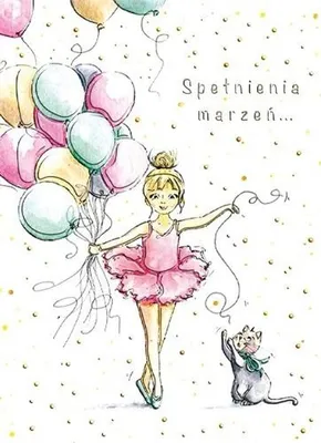 Imagen del producto de Tarjeta de regalo Henry B6, diseño "Bailarina con sobre"