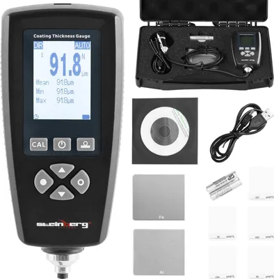 Produktbild von Autolackdickenmessgerät Messbereich 0 - 2000 µm USB