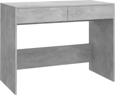 Obrázek produktu pro vidaXL Psací stůl betonový šedý 101x50x76,5 cm odvozený dřevěný výrobek