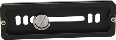Imagen del producto de Placa de liberación rápida, placa de liberación rápida de 120 mm, placa de liberación rápida con tornillo de 3/8 de pulgada, placa de liberación rápida con tornillo en forma de D, placa de liberación rápida compatible con Arca Swiss, placa de liberación rápida para rótula de trípode de cámara